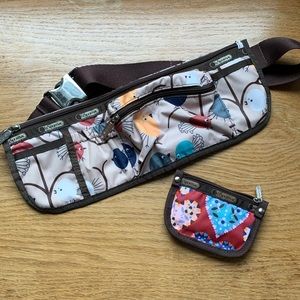 LeSportsac Fanny Pack Belt Organizer Coin Purse